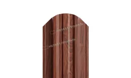 Штакетник металлический МЕТАЛЛ ПРОФИЛЬ TRAPEZE-O 16,5х118 (ECOSTEEL-01-МореныйДуб-0.5) купить в краснодаре