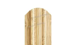 Штакетник металлический МЕТАЛЛ ПРОФИЛЬ TRAPEZE-O 16,5х118 (ECOSTEEL-01-Сосна-0.5) купить в краснодаре