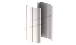 Штакетник металлический МЕТАЛЛ ПРОФИЛЬ ELLIPSE-T 19х126 (PURMAN-20-9010-0.5) купить в краснодаре