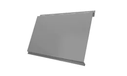 Вертикаль Классик 0,5 Satin с пленкой RAL 9006 бело-алюминиевый купить в краснодаре