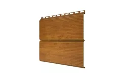 ЭкоБрус Гофр 0,45 Print Elite с пленкой Golden Wood TwinColor купить в краснодаре