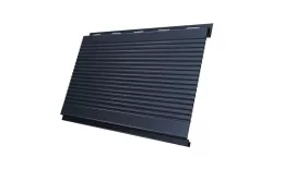 Вертикаль Гофр 0,5 Satin Matt TX с пленкой RAL 7024 мокрый асфальт купить в краснодаре