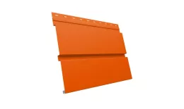 Квадро брус 0,45 PE с пленкой RAL 2004 оранжевый