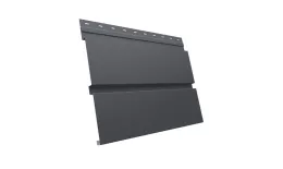 Квадро брус 0,5 Drap TX с пленкой RAL 7024 мокрый асфальт