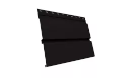 Квадро брус 3D 0,5 Rooftop Бархат с пленкой RAL 9005 черный купить в краснодаре