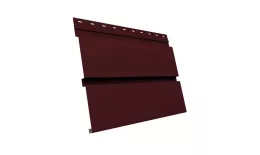 Квадро брус 3D 0,5 Satin с пленкой RAL 3005 красное вино купить в краснодаре