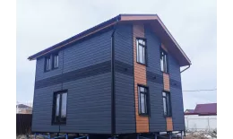 ЭкоБрус 0,345 0,5 Satin Matt с пленкой RAL 7016 антрацитово-серый купить в краснодаре