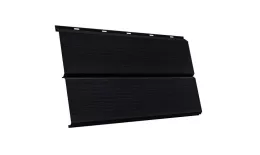 ЭкоБрус 3D 0,345 Grand Line 0,5 Rooftop Бархат с пленкой RAL 9005 черный купить в краснодаре