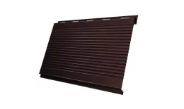 Вертикаль Гофр 0,5 Satin Matt TX с пленкой RAL 8017 шоколад купить в краснодаре