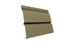 Квадро брус 3D 0,45 PE с пленкой RAL 1014 слоновая кость купить в краснодаре