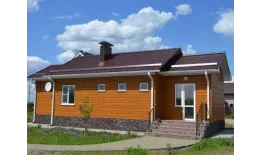 ЭкоБрус Гофр 0,45 Drap с пленкой RAL 8004 терракота купить в краснодаре