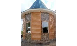 Сайдинг Блок-хаус 0,390 0,5 Satin Matt TX RAL 8004 терракота купить в краснодаре