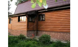 Сайдинг Блок-хаус 0,390 Grand Line 0,45 Print Premium Cherry Wood купить в краснодаре
