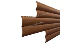 Сайдинг МЕТАЛЛ ПРОФИЛЬ Woodstock-28х330 (ECOSTEEL_MA-01-МореныйДуб-0.5) купить в краснодаре