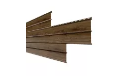 Сайдинг МЕТАЛЛ ПРОФИЛЬ Lбрус-XL-14х335 (ECOSTEEL_MA-12-Античный Дуб-0.45) купить в краснодаре
