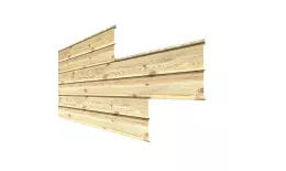 Сайдинг МЕТАЛЛ ПРОФИЛЬ Lбрус-XL-В-14х335 (ECOSTEEL_T-12-Орех-0.45) купить в краснодаре