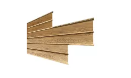 Сайдинг МЕТАЛЛ ПРОФИЛЬ Lбрус-XL-В-14х335 (ECOSTEEL_T-01-ЗолотойДуб-0.5) купить в краснодаре