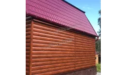 Сайдинг МЕТАЛЛ ПРОФИЛЬ Woodstock-Н-28х330 (ECOSTEEL-01-МореныйДуб-0.5) купить в краснодаре