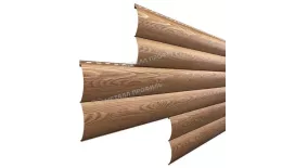 Сайдинг МЕТАЛЛ ПРОФИЛЬ Woodstock-Т-28х330 (ECOSTEEL_T-01-Кедр-0.5) купить в краснодаре