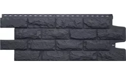 Фасадные панели Grand Line Колотый камень Classic Графит