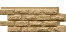 Фасадные панели Grand Line Колотый камень Classic Песочный