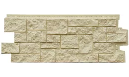 Фасадные панели Grand Line Дикий камень Classic Бежевый