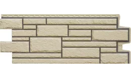 Фасадные панели Grand Line Камелот Design бежевый со швом RAL 7006