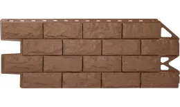 Фасадные панели Альта-Профиль Фагот ЭКО Терракотовый