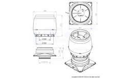 Вентилятор ЕСо 250 S + основание коричневый купить в краснодаре
