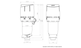 Вентилятор крышный FLOW ЕCo110P/700 светло-серый купить в краснодаре