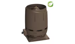 Вентилятор крышный FLOW ЕCo110S + основание 300х300 коричневый купить в краснодаре