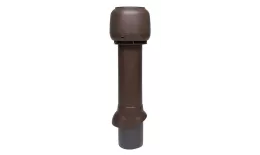 Выход вытяжки 125х160х700 ИЗ коричневый с колпаком купить в краснодаре