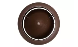 Выход вытяжки 125х160х700 ИЗ шоколадный с колпаком купить в краснодаре