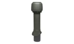 Выход вытяжки 125х160х700 ИЗ зеленый с колпаком купить в краснодаре