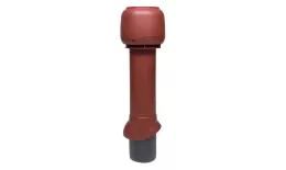 Выход вытяжки 125х160х700 ИЗ бордо с колпаком купить в краснодаре