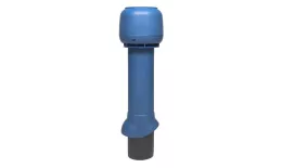 Выход вытяжки 125х160х700 ИЗ синий с колпаком купить в краснодаре