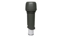 Выход вытяжки 160х225х700 ИЗ зеленый с колпаком купить в краснодаре