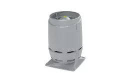 FLOW 125S вентиляционный выход + основание 250x250 светло-серый купить в краснодаре