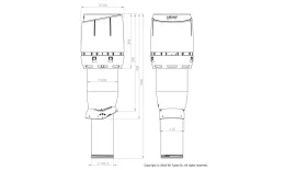 FLOW вент. выход 160/ИЗ/700 черный купить в краснодаре