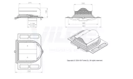 Вентиль кровельный универс. PELTI - KTV серый купить в краснодаре