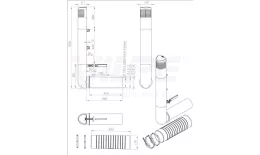 Дефлектор цокольный Ross 125/135 черный купить в краснодаре