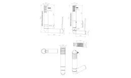 Дефлектор цокольный Ross 200/210 черный купить в краснодаре