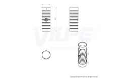 Патрубок монтажный Ross 125 черный купить в краснодаре