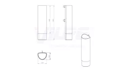 Удлинитель Ross 125 серый купить в краснодаре