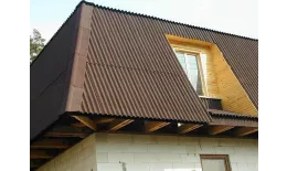 Кровельный лист Ондулин Смарт 1950х950 мм, коричневый купить в краснодаре