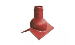 Коньковый элемент Krovent Pipe-Cone красный