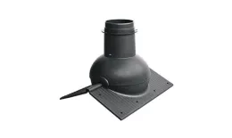 Коньковый элемент Krovent Pipe-Cone черный