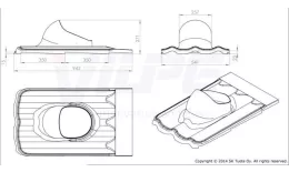 Проходной элемент XL- MUOTOKATE коричневый купить в краснодаре