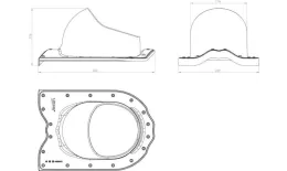 Проходной элемент Kvinta (Nera) коричневый купить в краснодаре