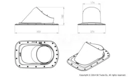 Проходной элемент CLASSIC VINO 2K красный купить в краснодаре